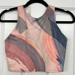 Conscious Crop Bra A-C in Vibrance Orchid